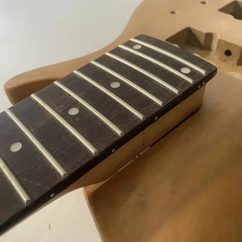 5 String Electric Bass Basswood Body with Maple Neck, Rosewood Fretboard