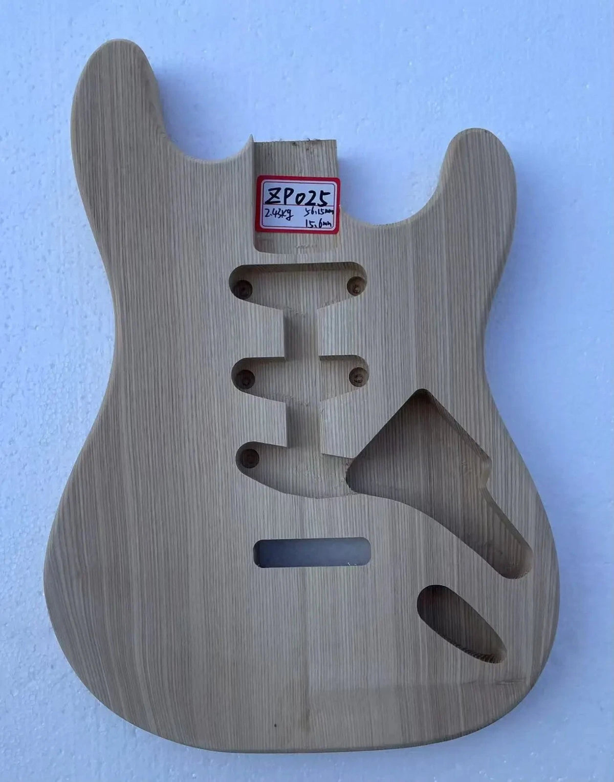 SSS Unfinished Ash Wood Guitar Body Fit Strat ST