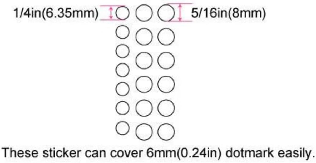 Guitar Fingerboard Fretboard Glow in The Dark Inlay Stickers Dots Markers
