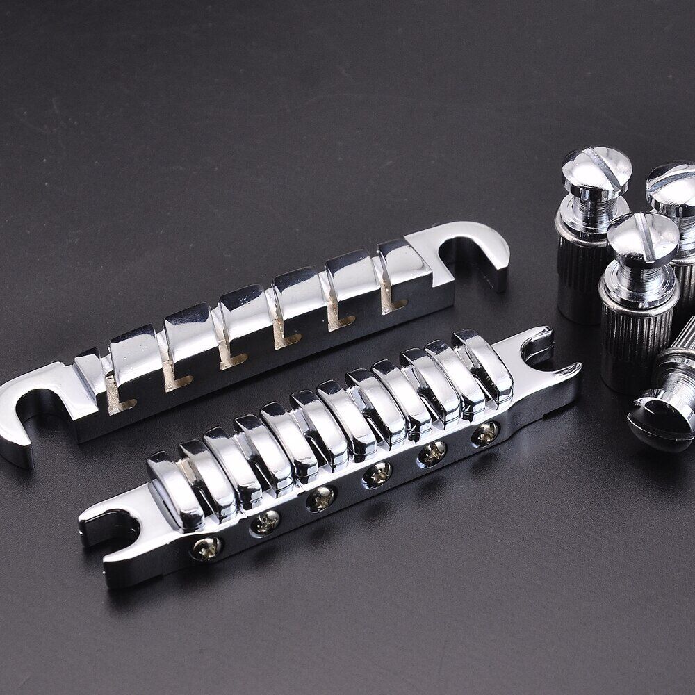 Ibanez Chrome QuickChange III Tailpiece and Bridge Set