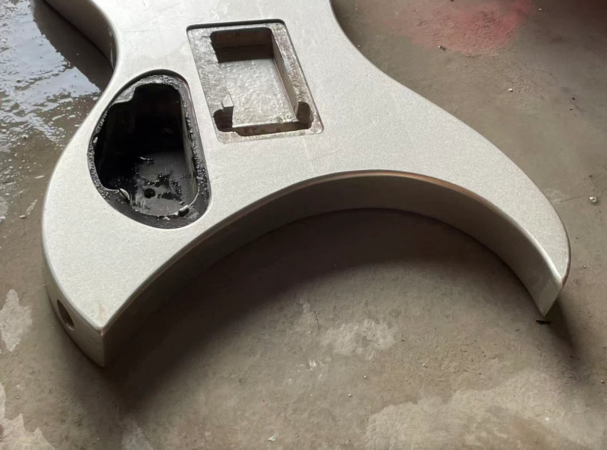 Metallic Grey HH Guitar DIY Body Fit Aria Urchin Vintage Project
