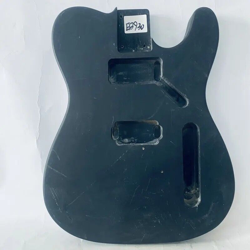 Black Single Cut Basswood Custom Guitar DIY Project Body Fit Telecaster Tele
