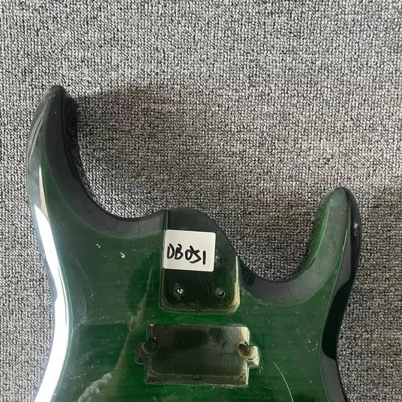 Green Flamed Maple Guitar Body DIY Project