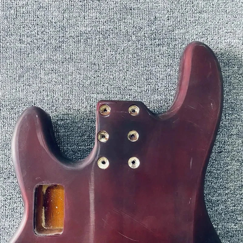 Cherry Burst 5 String Bass Basswood Body Fit MusicMan Bass