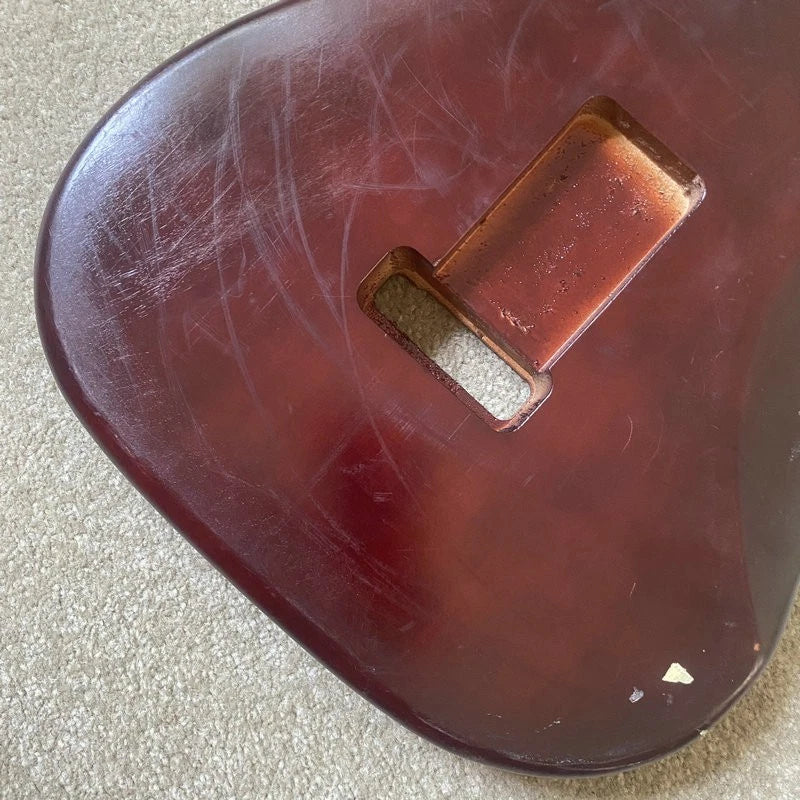 HSS Tiger Maple Top Basswood Guitar Body DIY Project