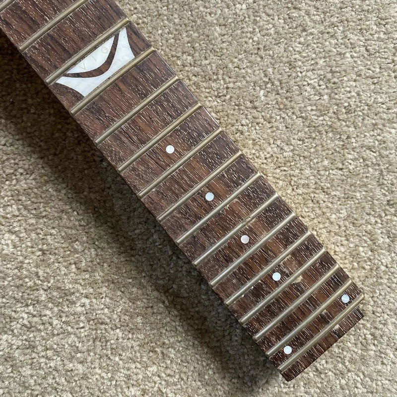 Reversed Headstock Maple Wood Guitar Neck with Rosewood 24 Frets Fingerboard
