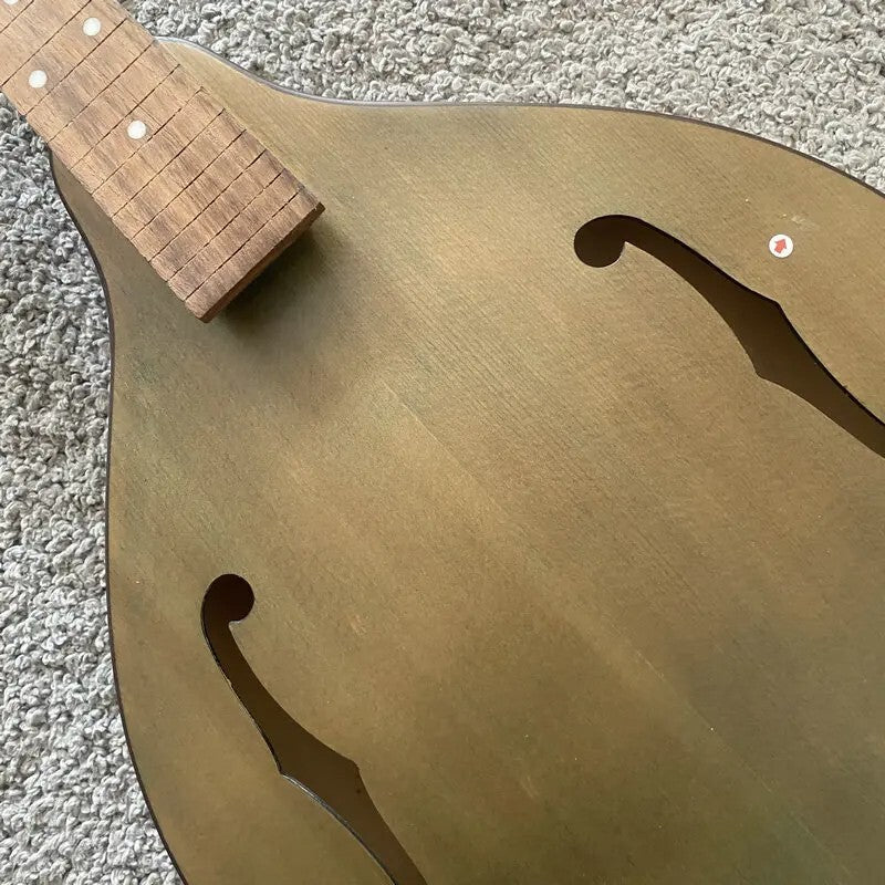 DIY Project Mandolin 8 String Guitar, Spruce Maple Top, Mahogany Neck