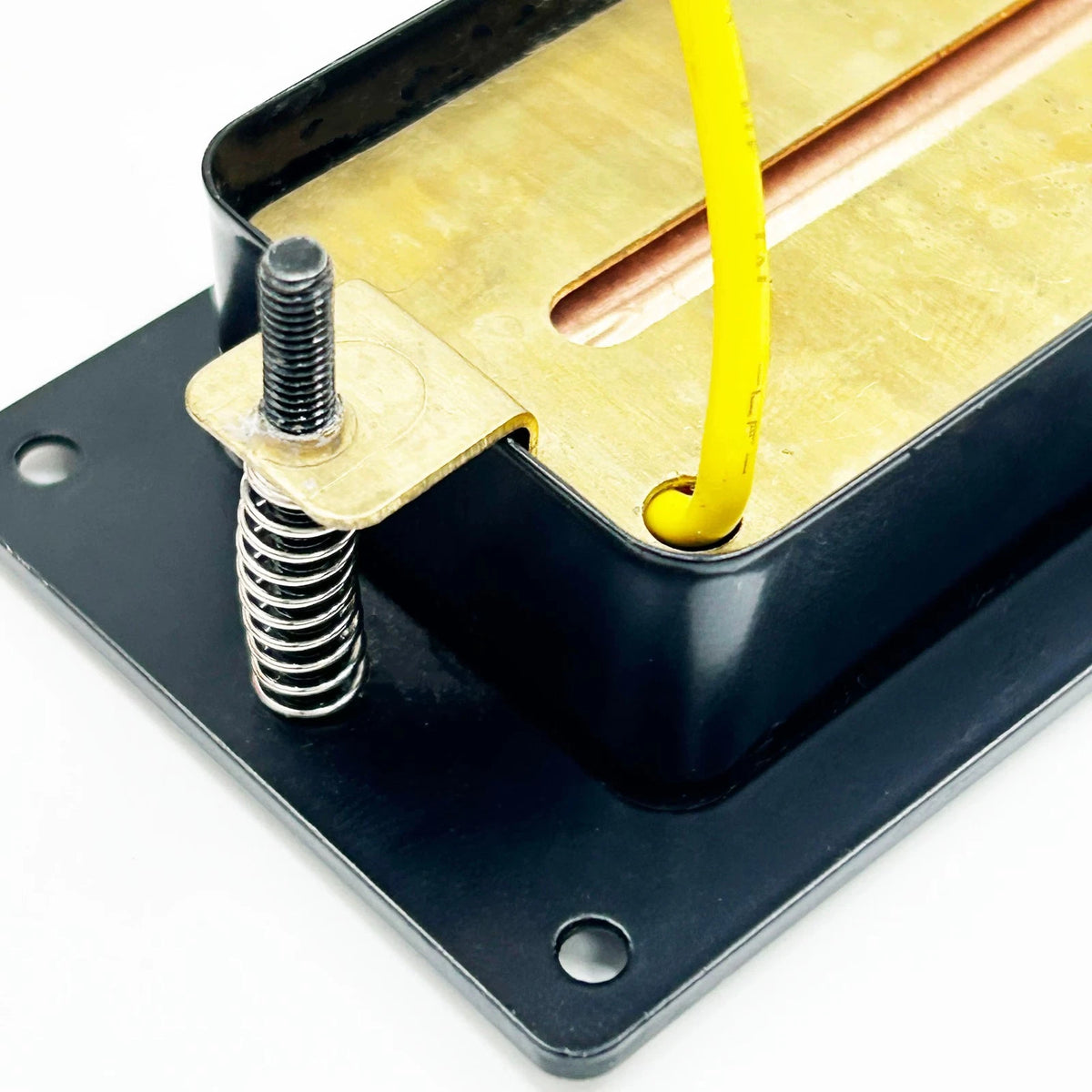 Black Mini Guitar Humbucker Pickups Set Pair, 50mm Neck/52mm Bridge