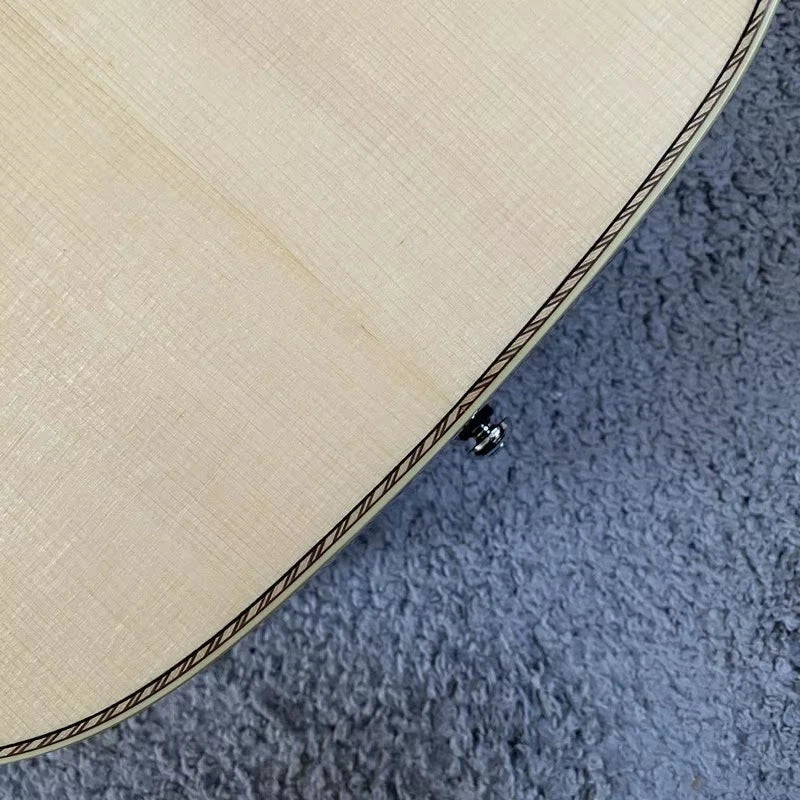 Parlor Acoustic Guitar, All Solid Wood, 38 Inch