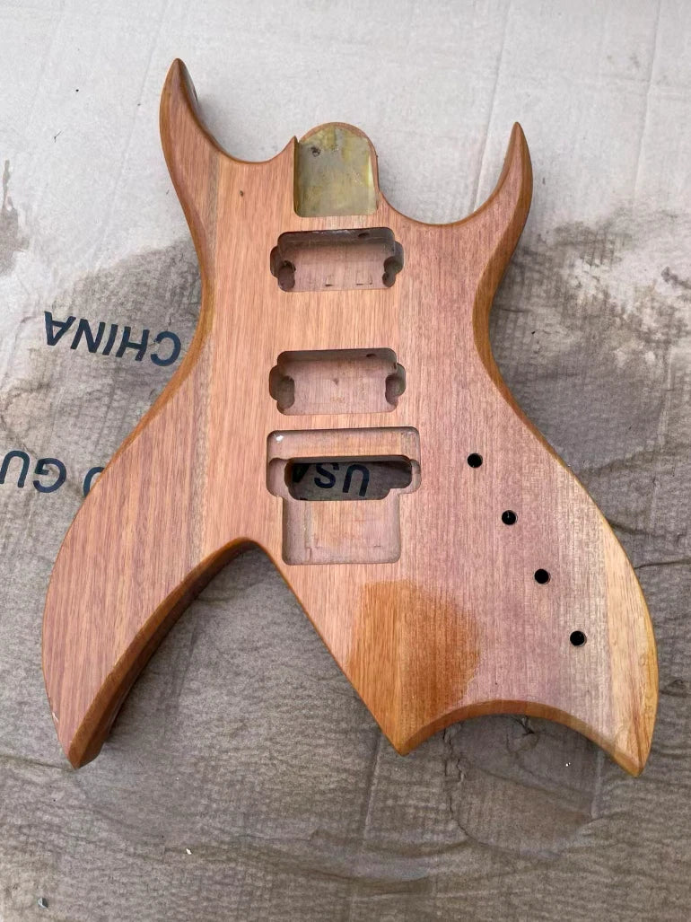 Mahogany Wood HH Guitar Body Fit BICH DIY Project Guitars