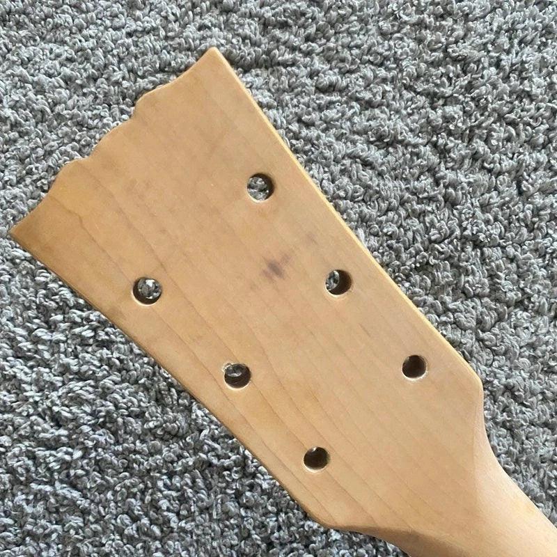 Single Cut Electric Guitar DIY Project in Natural Mahogany Veneer