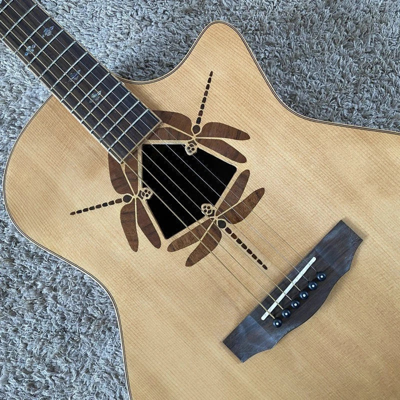 Imma 41-Inch Spruce &amp; Rosewood Folk Acoustic Guitar