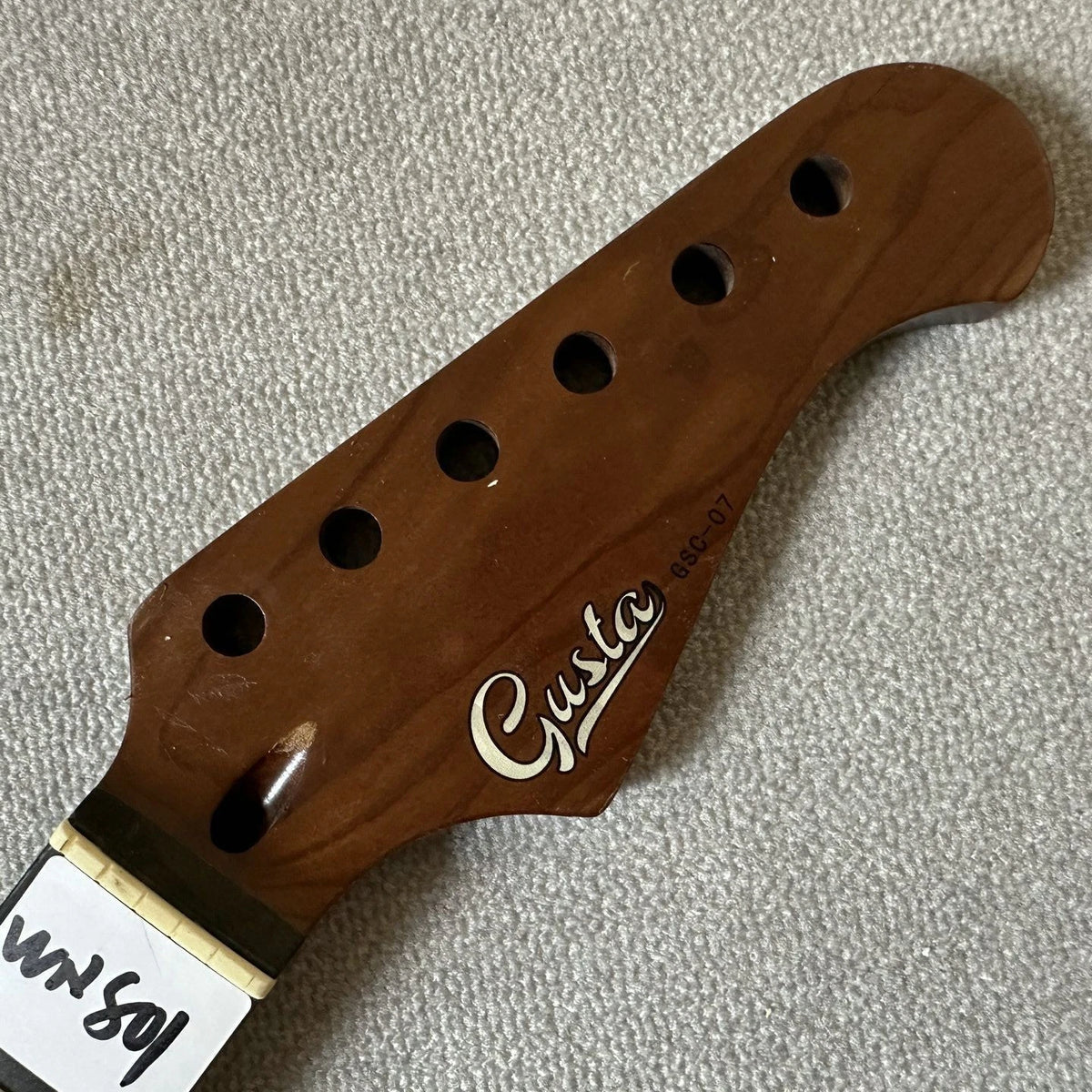 Guitar Neck, 24 Frets, 648mm, Right Hand, Roasted Maple Wood