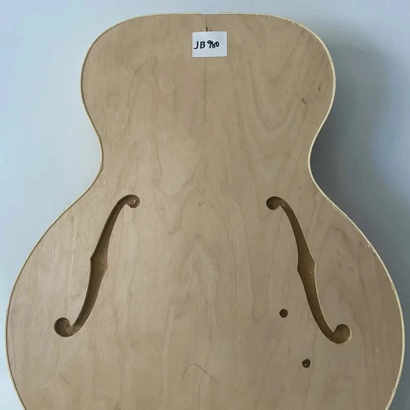 Unfinished Maple Jazz Guitar Hollow Body DIY Project