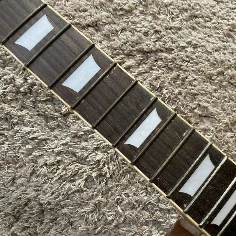 Tiger Maple Guitar Body with Mahogany Neck, Rosewood Fingerboard