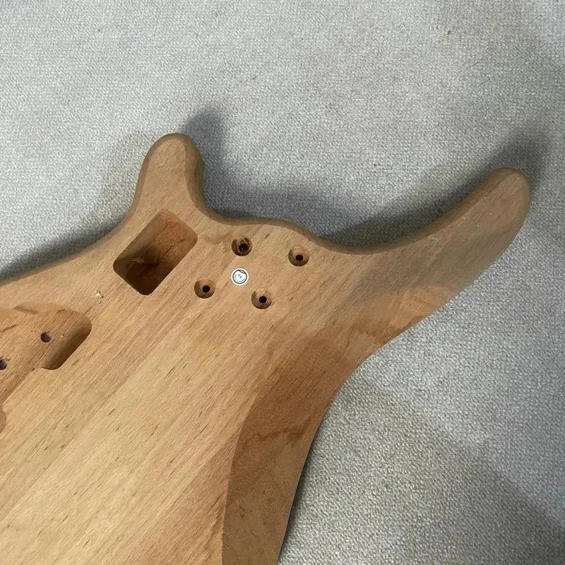 Unfinished Okoume Wood 5 String Bass Body