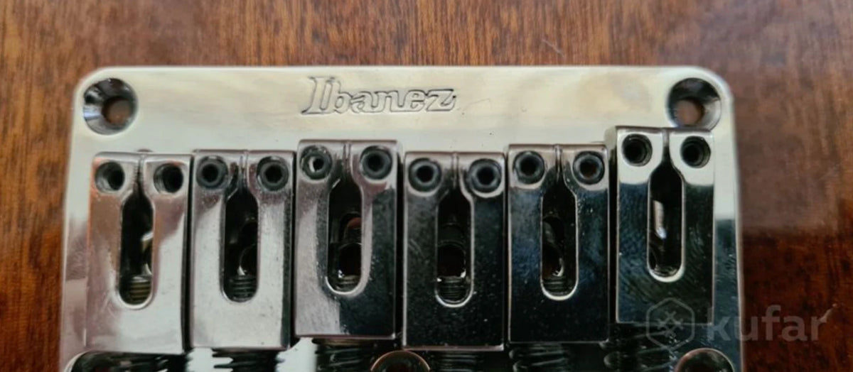 Chrome Ibanez Fixed Hard-Tail Bridge Fit Ibanez RG,Gio,RGA,Pre<wbr/>stige,SA Series