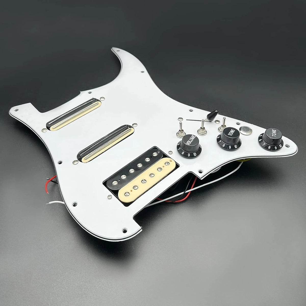 HSS Dual Blades Pickups Guitar MultiFunction Loaded Prewired Pickguard Fit Strat