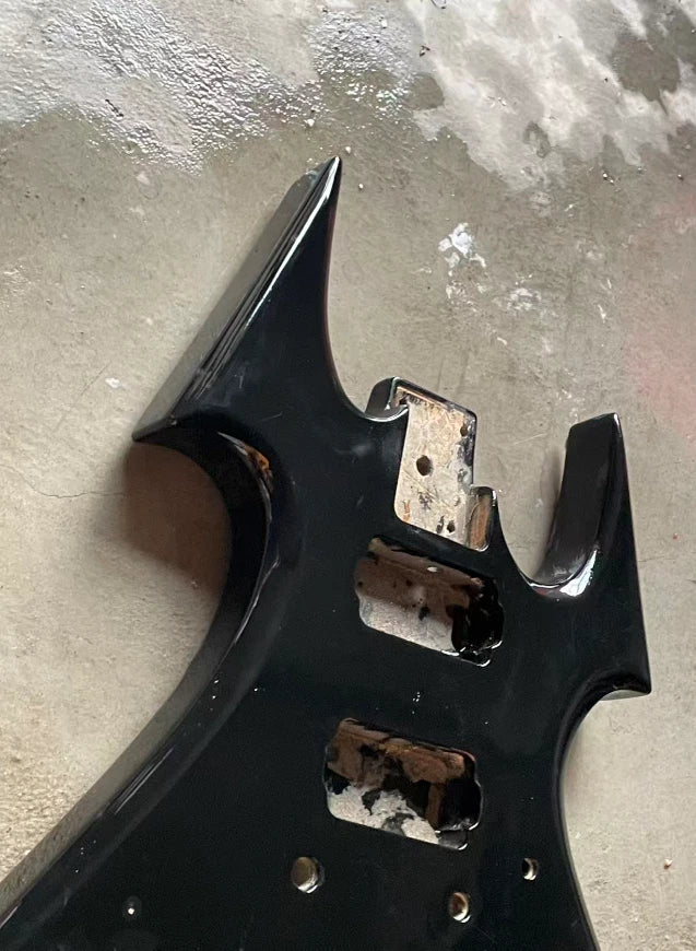 Black DIY Glossy Finish Guitar HH Body Fit Beast Project
