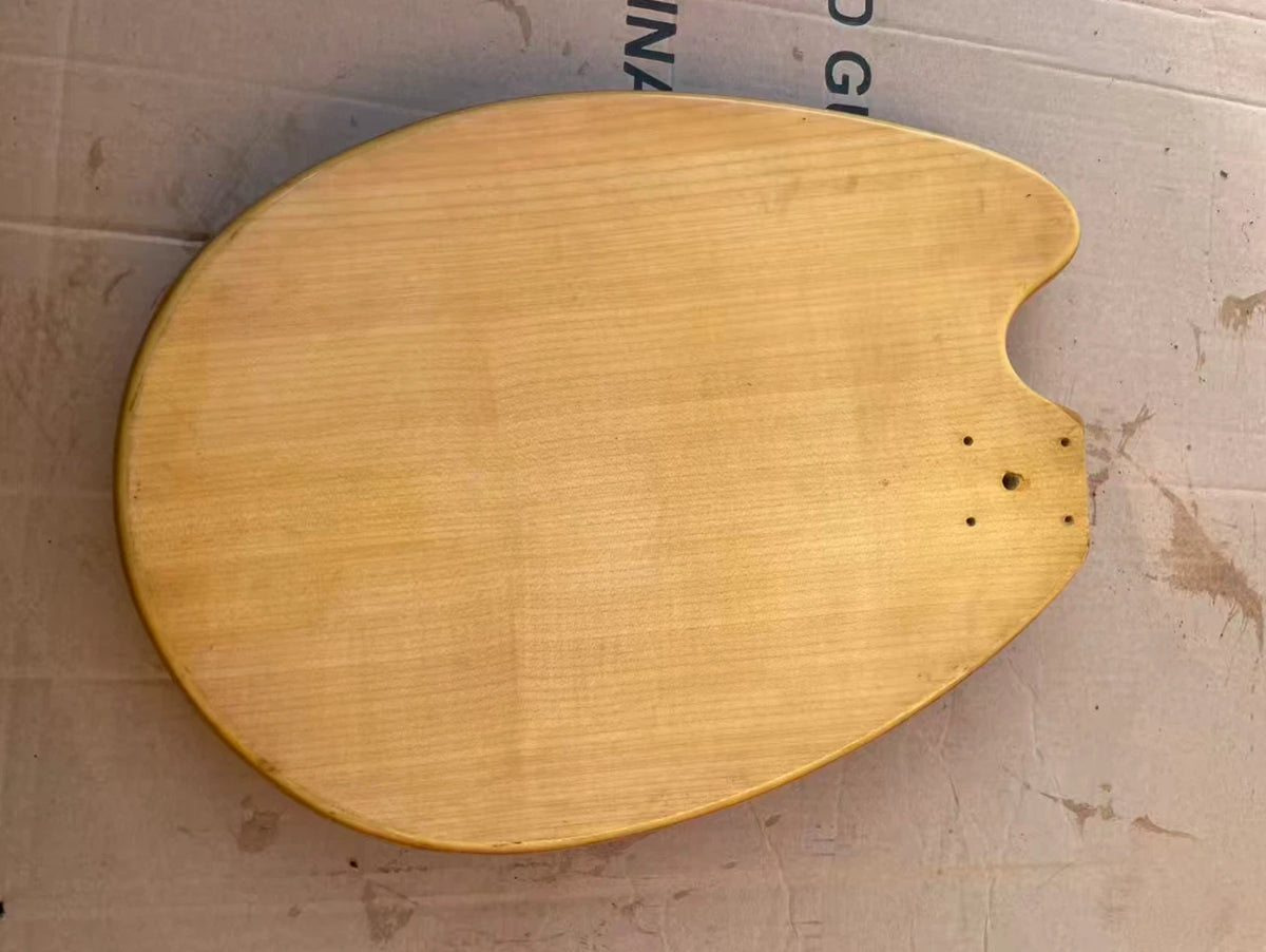 Project Guitar Body, HH with F Hole Fit Teisco May Queen DIY