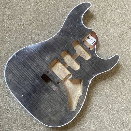 HSS Tiger Maple Top Basswood Guitar Body DIY Project