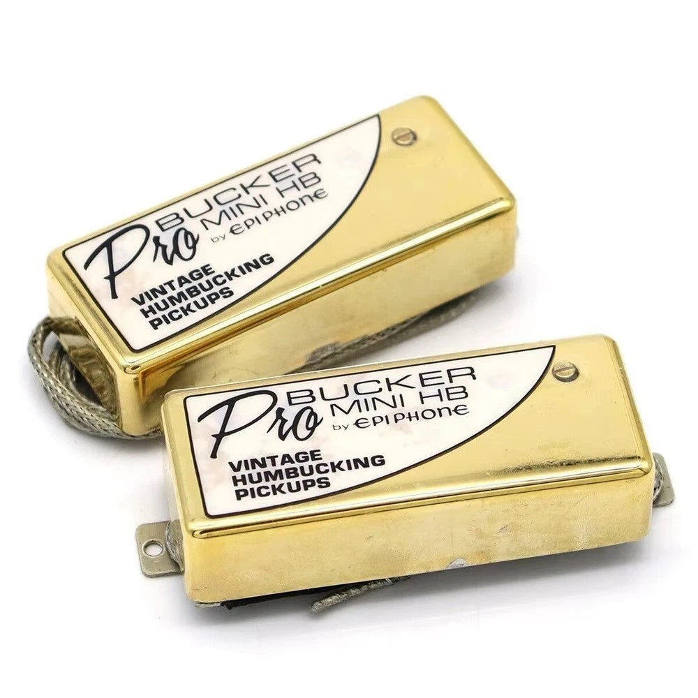 Gold Mini ProBucker Alnico Humbucker Pickup Set