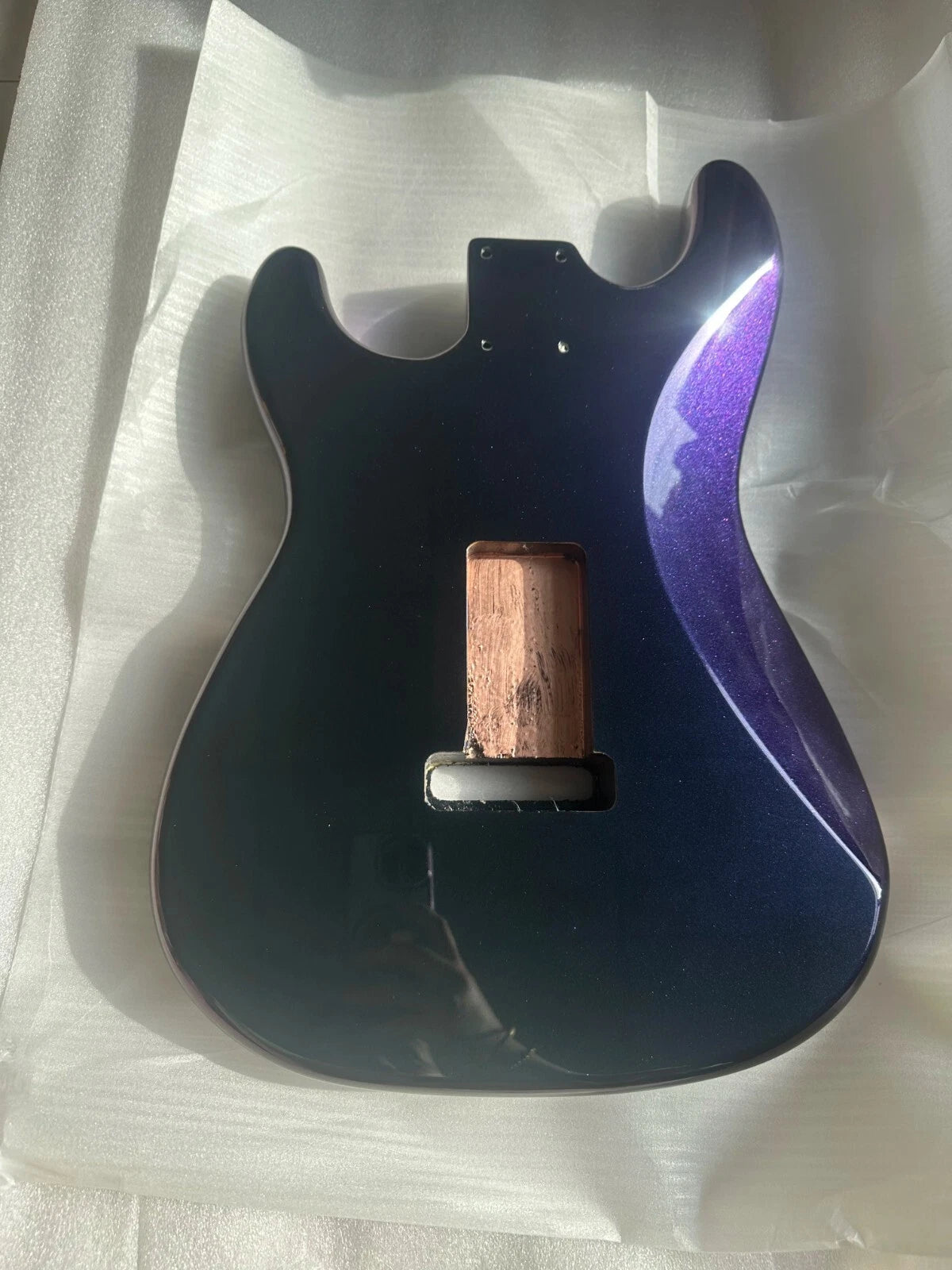 Chameleon Green Alder Wood Guitar SSS Body Fit Strat ST