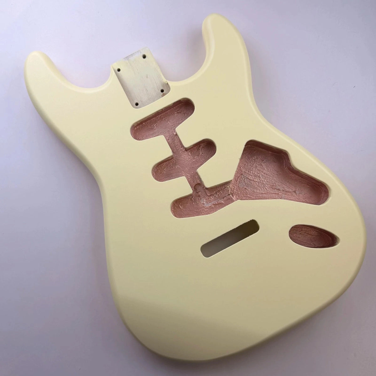 Vintage Yellow Alder Guitar Body Fit ST