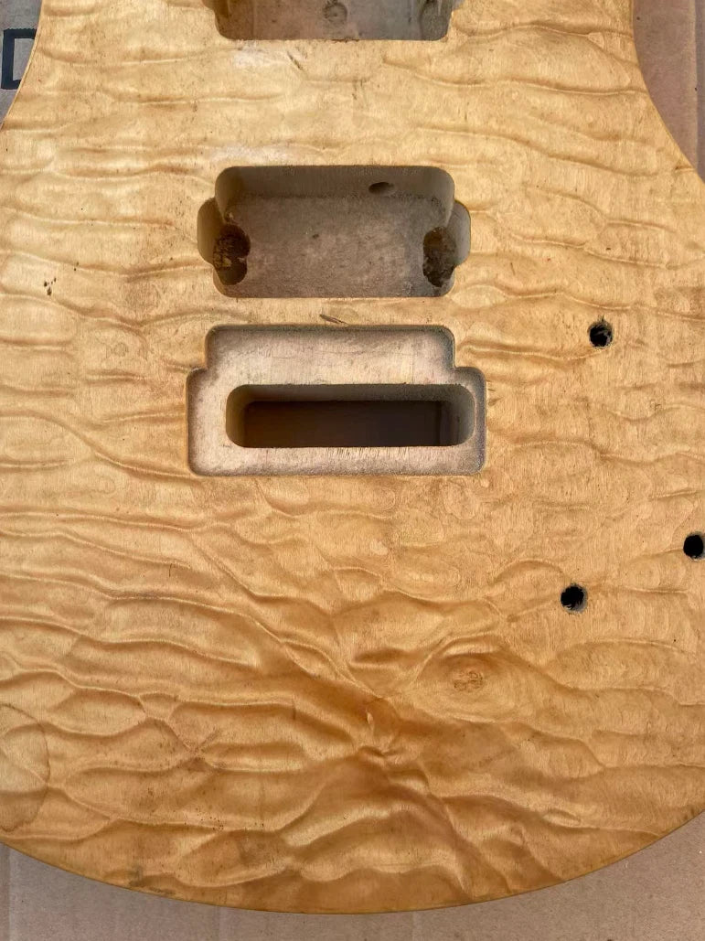 Quilted Maple Top HH Guitar Body Fit PRS DIY Project