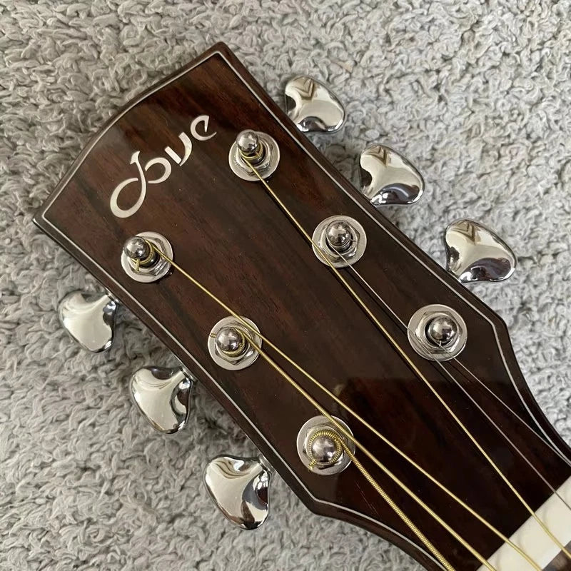 36-Inch All-Solid Spruce &amp; Okoume Folk Guitar
