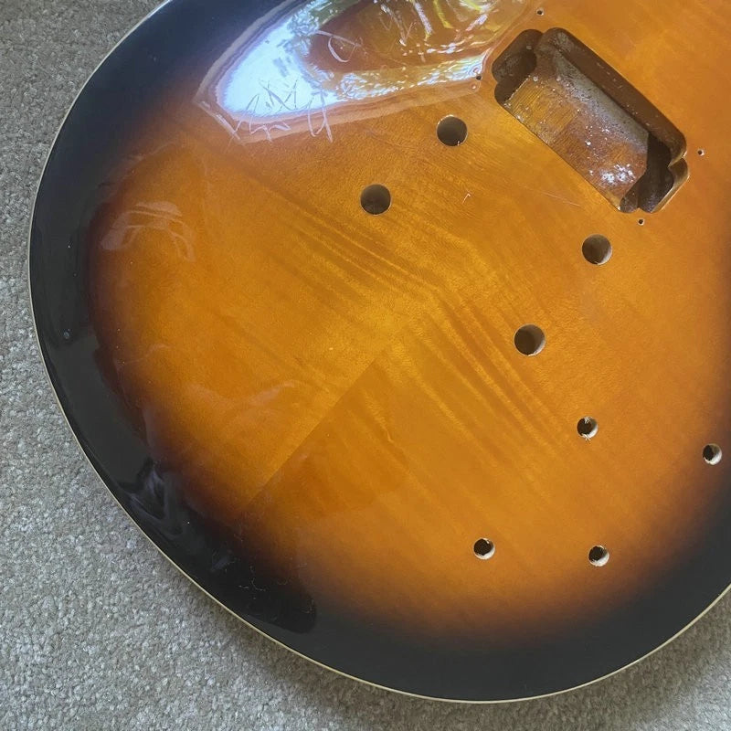 Tiger Maple Top Sunburst Guitar Body DIY Project