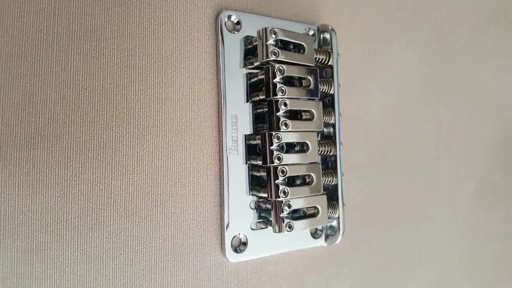 Chrome Ibanez Fixed Hard-Tail Bridge Fit Ibanez RG,Gio,RGA,Pre<wbr/>stige,SA Series