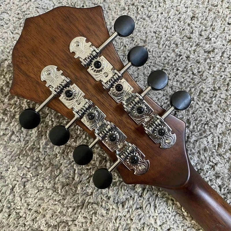 8 String Mandolin, Solid Spruce Top, Mahogany Body