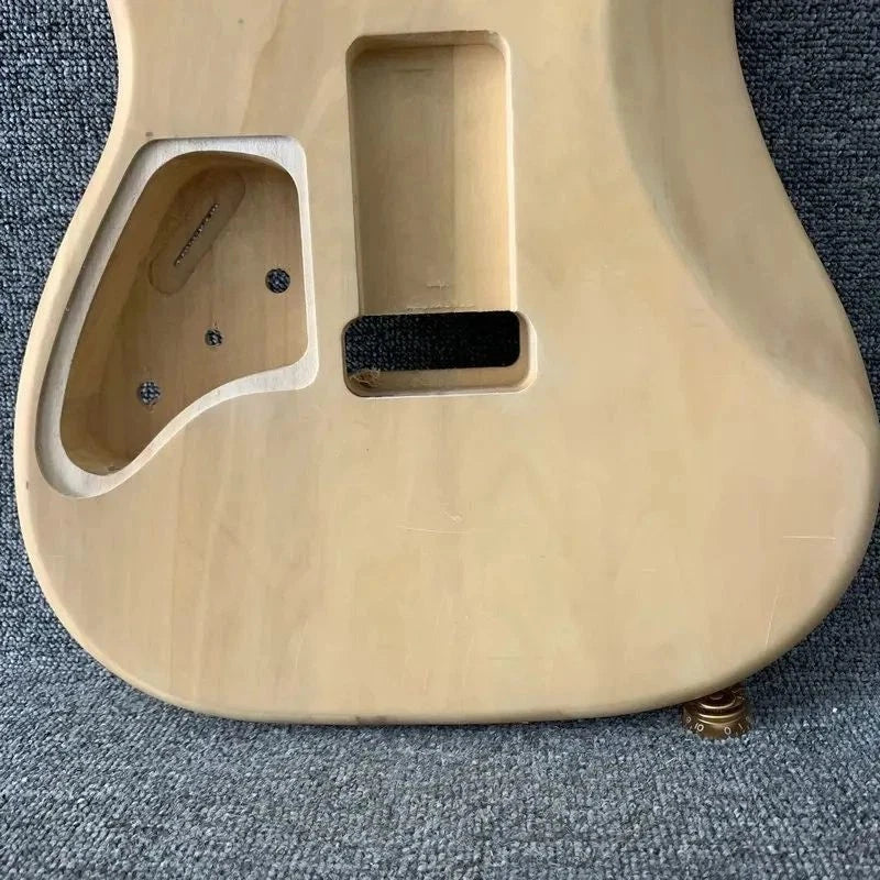Unfinished HSH Guitar Body with 2 Point Tremolo