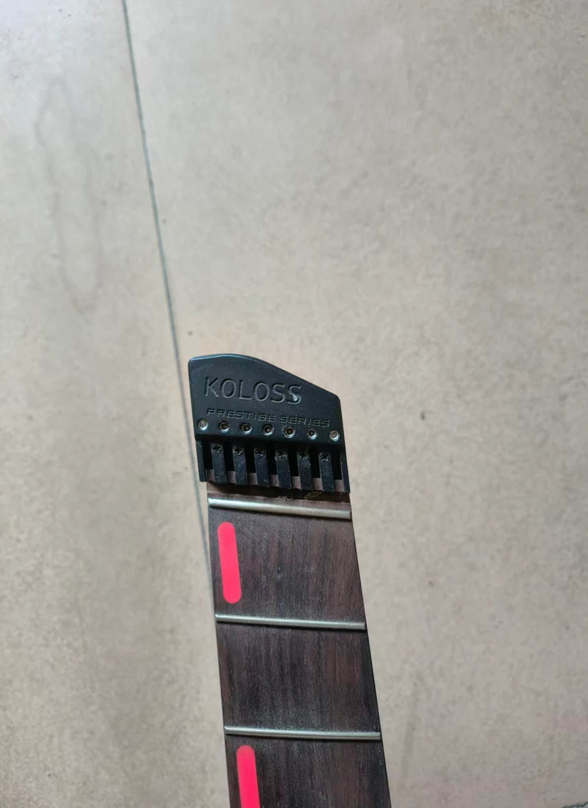 Koloss Headless Guitar 7 String Maple Neck, Rosewood FIngerboard, Lock Head Nut