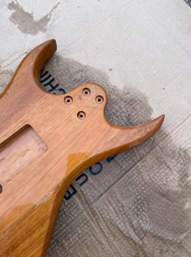 Mahogany Wood HH Guitar Body Fit BICH DIY Project Guitars