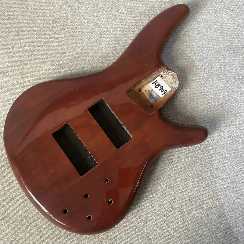 Dark Red Bass Guitar Basswood Body
