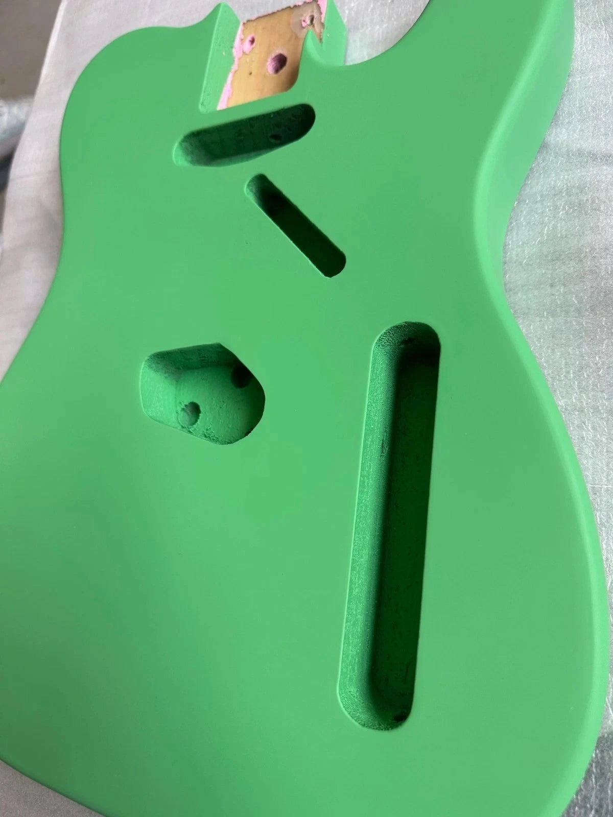 Light Green Guitar Paulownia Wood Body Fit TL Tele
