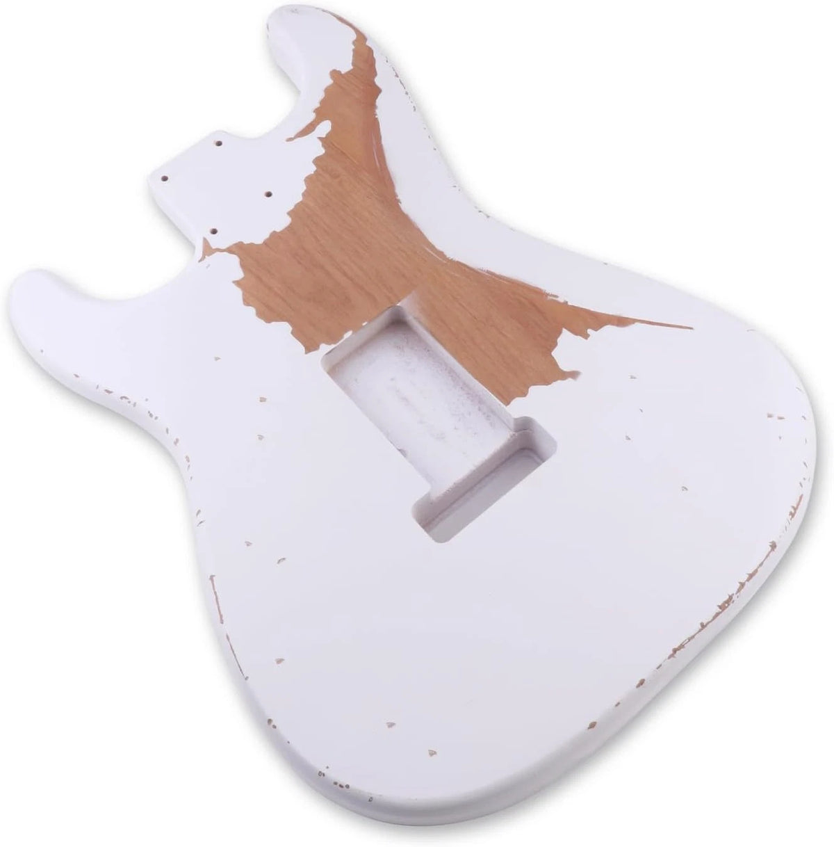 Relic White Finish Alder Wood Guitar Body Fit ST