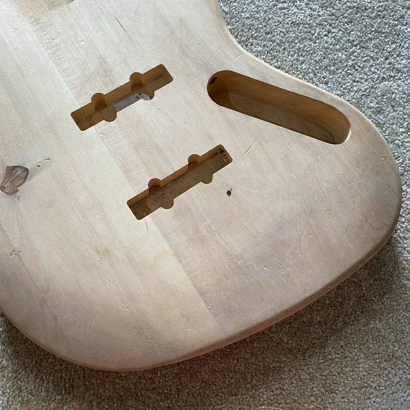 Unfinished 4 String Jazz Bass Basswood Body