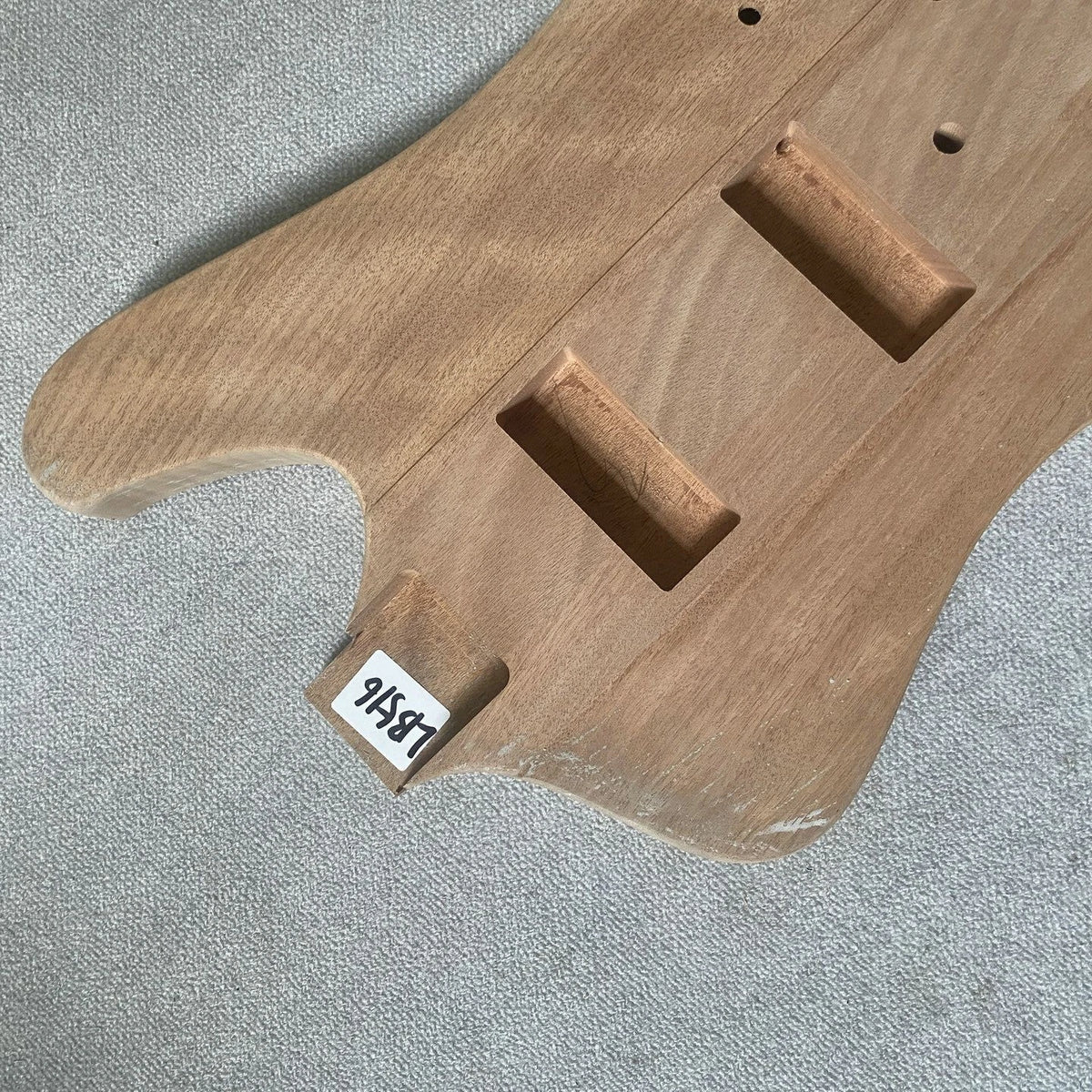 Custom 4 String Bass Body, Mahogany, Unfinished