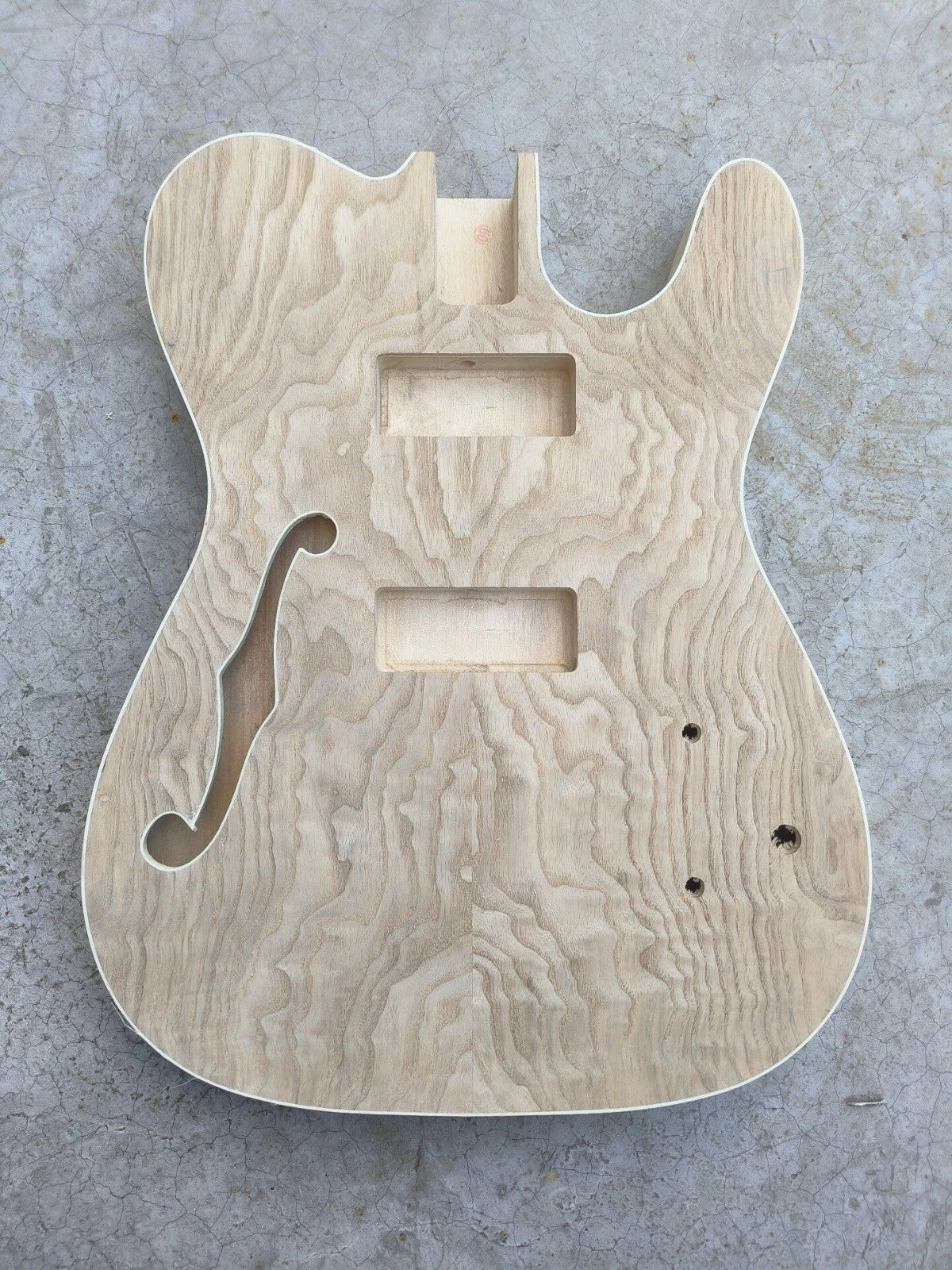 Ash Wood Top Guitar Basswood Body Fit Tele TL