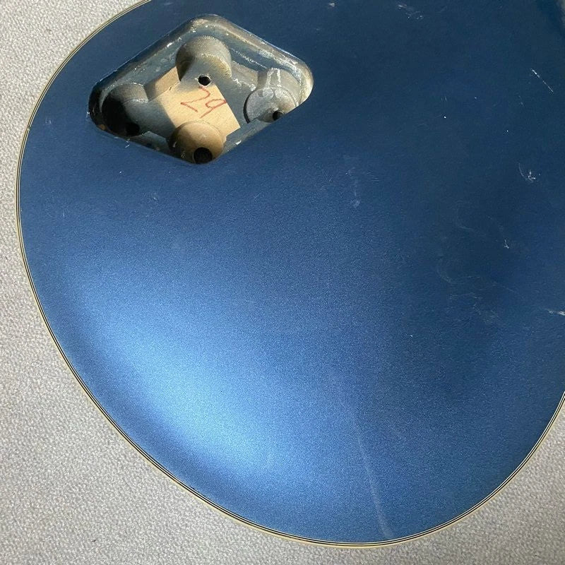 Blue Jazz Guitar Semi Hollow Body DIY Project