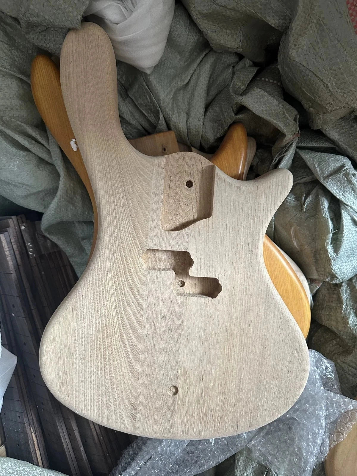 Ash Wood 4 String Electric Bass Body