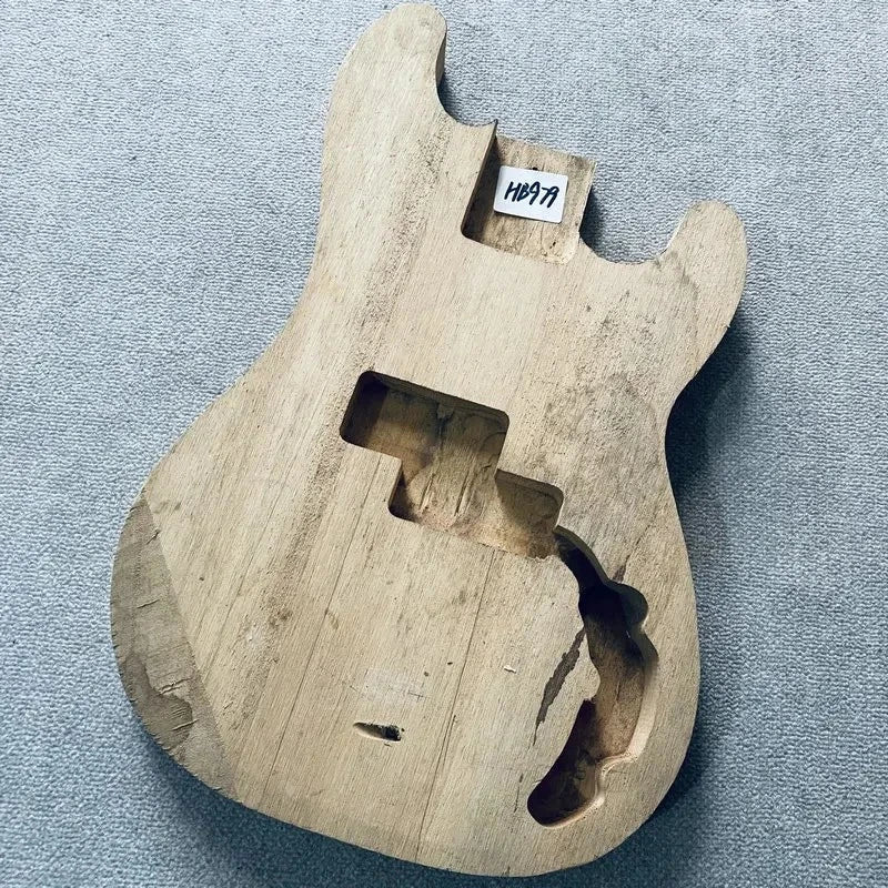 Unfinished Precision Bass Style Body in Solid Wood Project Grade