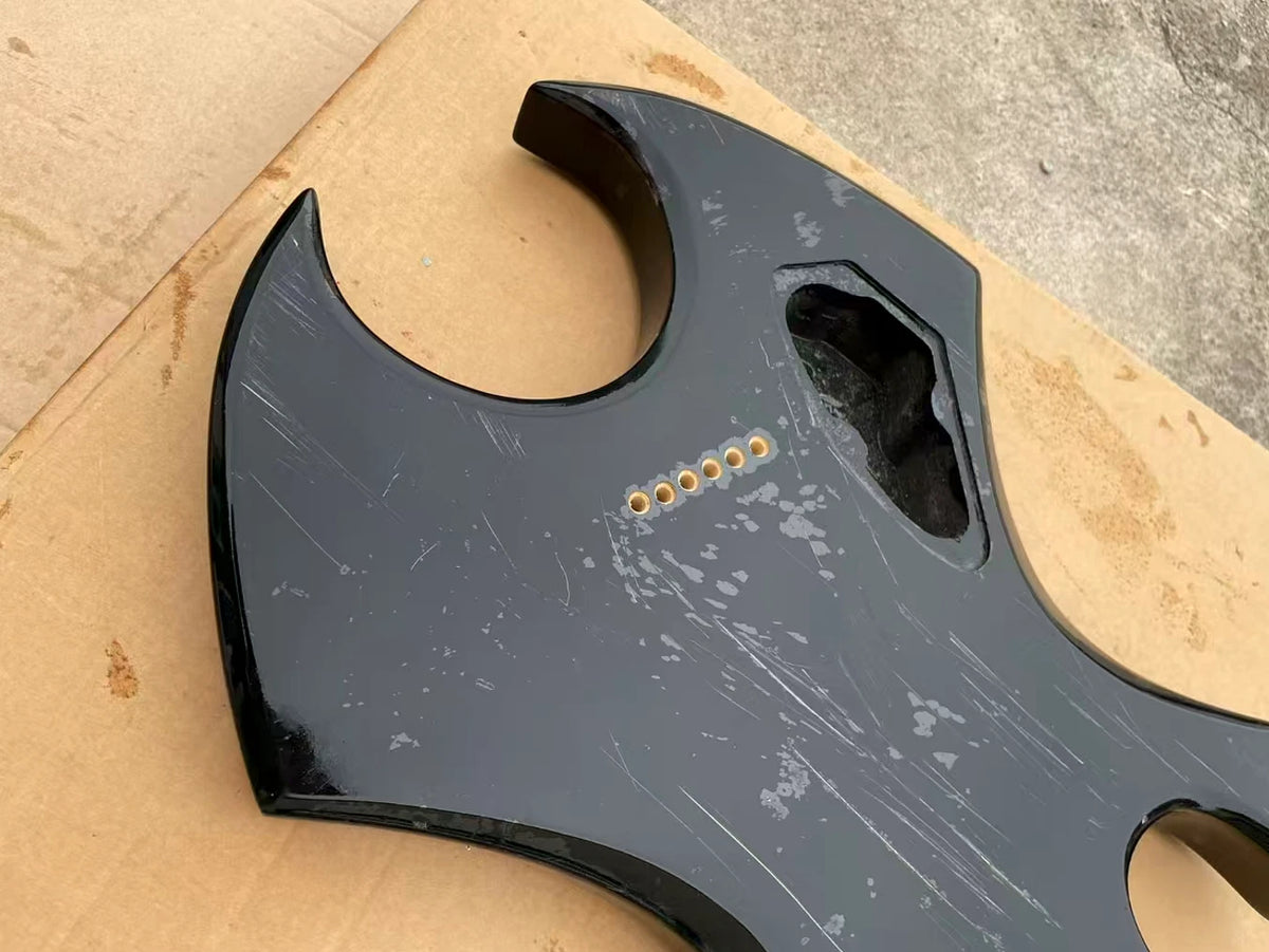 HH Black Guitar Basswood Body Fit Virgin DIY Project