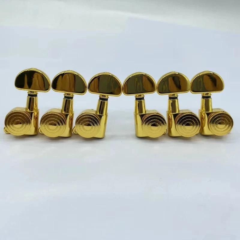 L3R3 Electric Guitar Locking Tuning Pegs Machine Heads Set, Gold