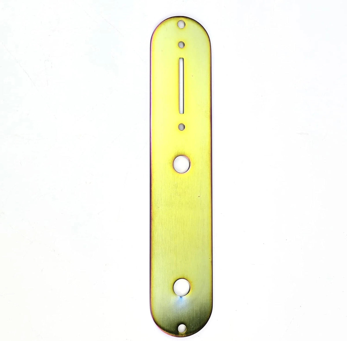 Rainbow Purple Engraved Guitar Control Plate Fit Telecaster Tele