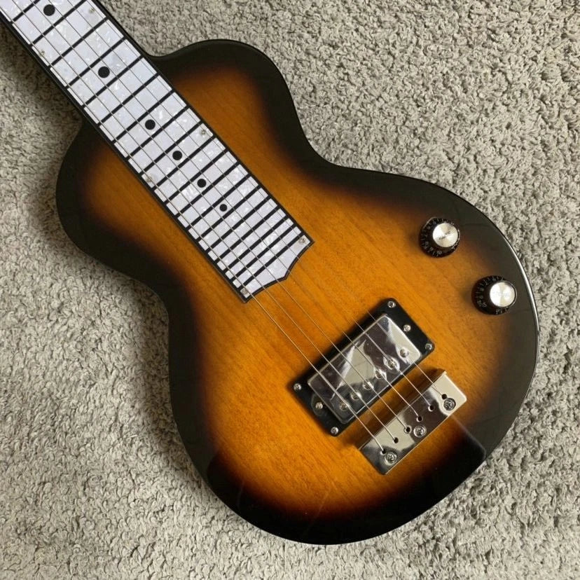 Tobacco Burst Lap Steel Guitar, Okoume Body, P90 Pickup