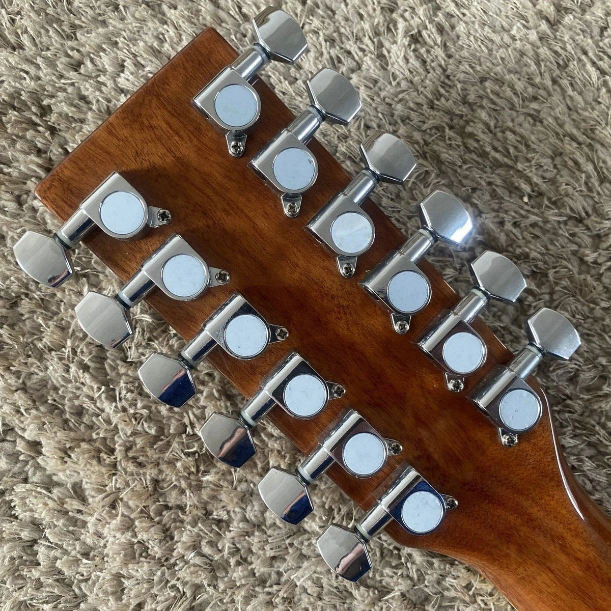 12 String Acoustic Guitar, Spruce Top Body, Mahogany Neck